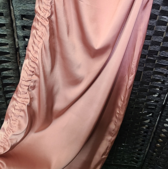 Satin Spaghetti Strap Midi Dress - Picture 5 of 6